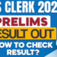 ibps clerk result 2024